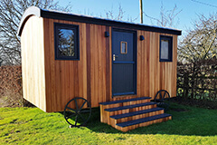 shepherd hut side view